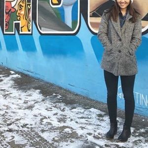 F21 Herringbone Peacoat - ALL MUST GO SALE!